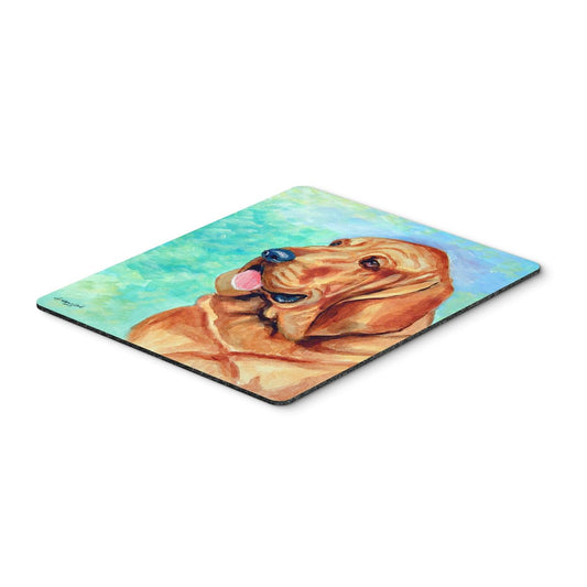 Caroline's Treasures 7224MP Bloodhound Mouse Pad, Hot Pad or Trivet for Home Office Gaming Working Computers Laptop Mouse Mat,Washable Large Mousepad