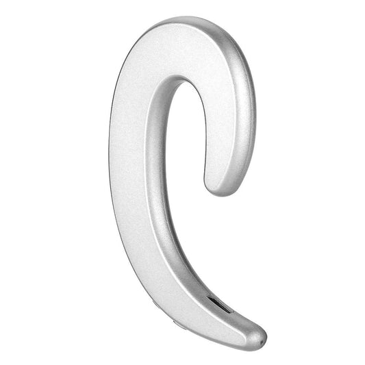 Ciglow Bluetooth Headphone, Hands Ear Hook Headset Painless Earphone Ergonomic Design Headset(Silver)