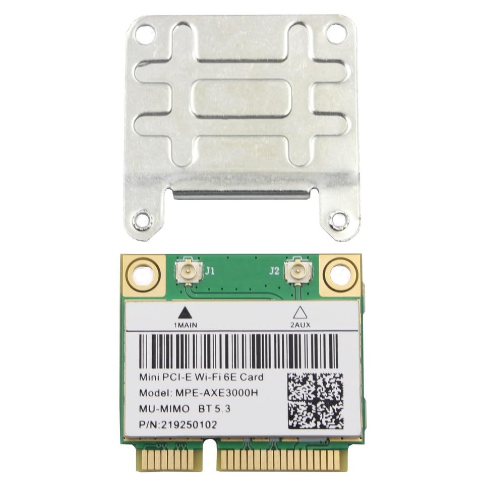 WiFi 6E Mini PCIE Wi-Fi 6E WiFi Card 802.11AX Bluetooth 5.2 AX210 Wireless Card