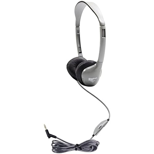 HamiltonBuhl Schoolmate On-Ear Stereo Headphone with Leatherette Cushions and in-line Volume (1)