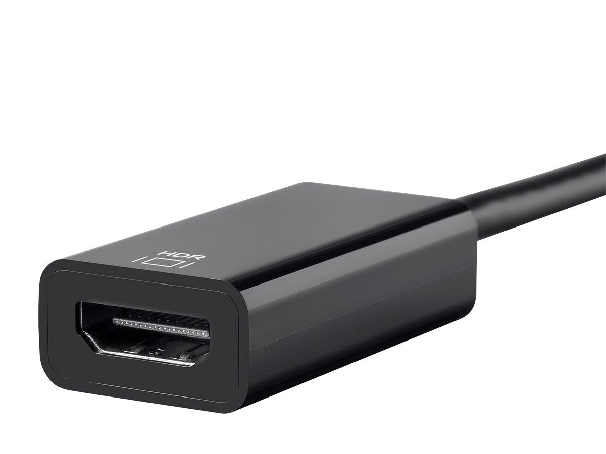 Monoprice DisplayPort 1.2a to HDMI Active Adapter - 4K@60Hz, HDR, HDCP 2.2, Compatible with DisplayPort Equipped PCs and Laptops, Including the Apple
