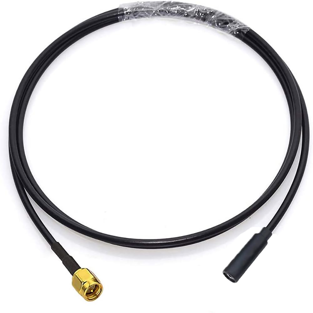 supmory SMA Male 3.5mm Female Adapter Radio Antenna Extension Cable 1.6 feet