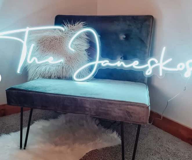 Custom Neon Sign Customizable, Custom LED Sign for Wall Decor, Personalized Neon Signs for Nail Salon Wedding Birthday Party Bedroom Bar Shop Name