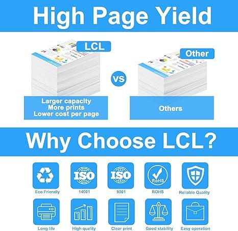 LCL Remanufactured 647A Black Toner Cartridge CE260A Replacement for HP LaserJet CP4000 CP4500 CP4025 CP4025dn CP4025n CP4525 CP4525dn CP4525n