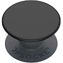 PopSockets PopGrip Basic Phone Grip and Stand - Expandable, Fixed Top, Secure Hold for Texting & Photos - Works with Most Smooth Cases - Gel Adhesive