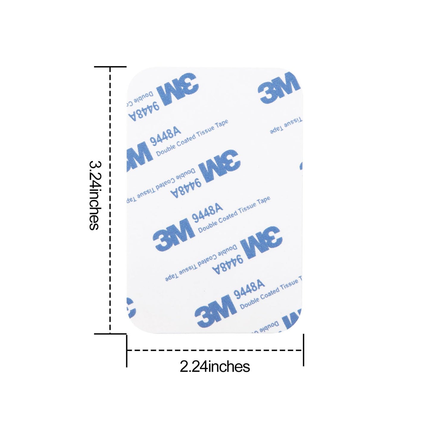 Replacement Adhesive for Suction Grip Compatible with OCTOBUDDY Classic, Double-Sided Stickers (Pack of 5)