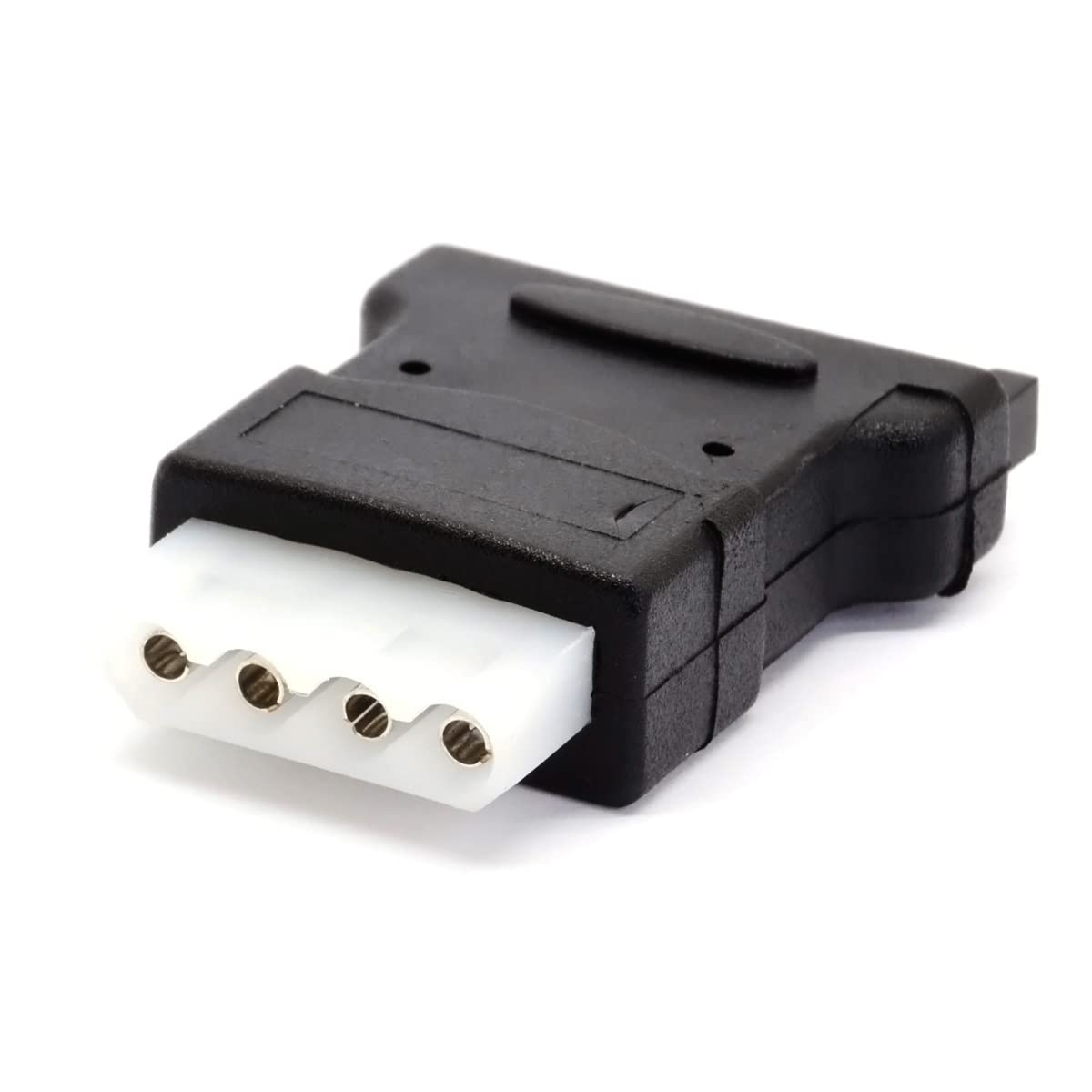 GLHONG Molex to Sata Power Adapter, Molex LP4 Power Adapter,4 Pin Male IDE Molex to Sata 15 Pin Male Adapter Converter for Power HDD, SSD, DVD RW