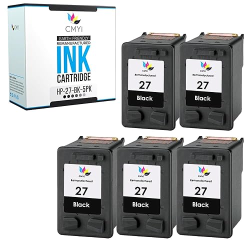 CMYi 27 Black Replacement Ink Cartridge for HP OfficeJet 5600, 5605, 5610, 5610v, 5610xi, PSC 1310, 1311, 1312, 1315, 1315v, 1315xi, 1317, 1318, 2100