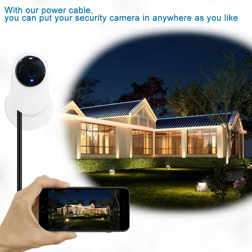 SIOCEN 10FT USB Power Extension Cable for WyzeCam Pan,WyzeCam,Echo Dot Kasa Cam,Yi Camera,YI Dome Home,Oculus Go,Furbo Dog,Nest Cam,Blink,Cloud