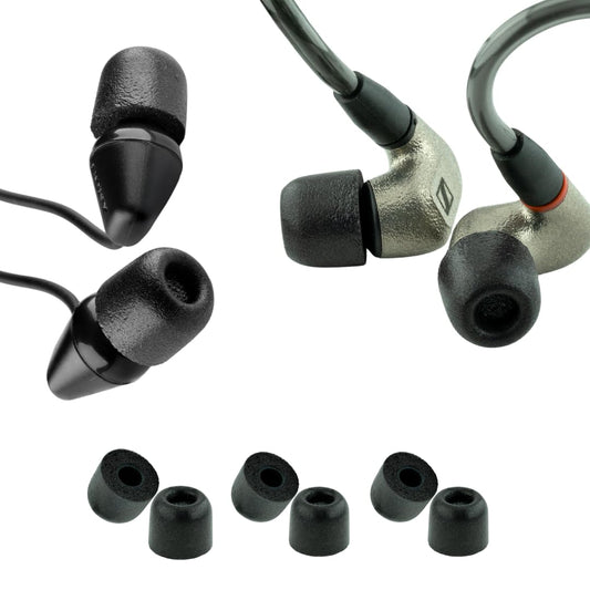 Comply 200 Core Series | Memory Foam Replacement IEM Ear Tips for Sennheiser, Bang Olufsen, Sony & More | Superior Noise Isolation, Ultimate Comfort