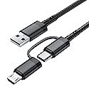 Cable for Amazon Fire Tablet,USB Charger Cord for Kindle Paperwhite,Oasis,Voyage Touch E-Readers,Micro Cable USB C Charging Cord Fire HD 10 8 7