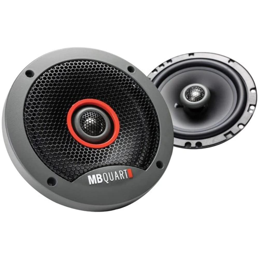 MB Quart Formula 6.5 Inch 150W 2-Way Coaxial Car Speakers, Pair