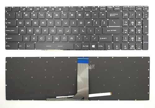 Replacement Backlit Keyboard for MSI GS60 GS70 GS63VR GS73VR GT62 GT62VR GT72 GT72VR GT73VR CR62 CR72 CX62 CX72