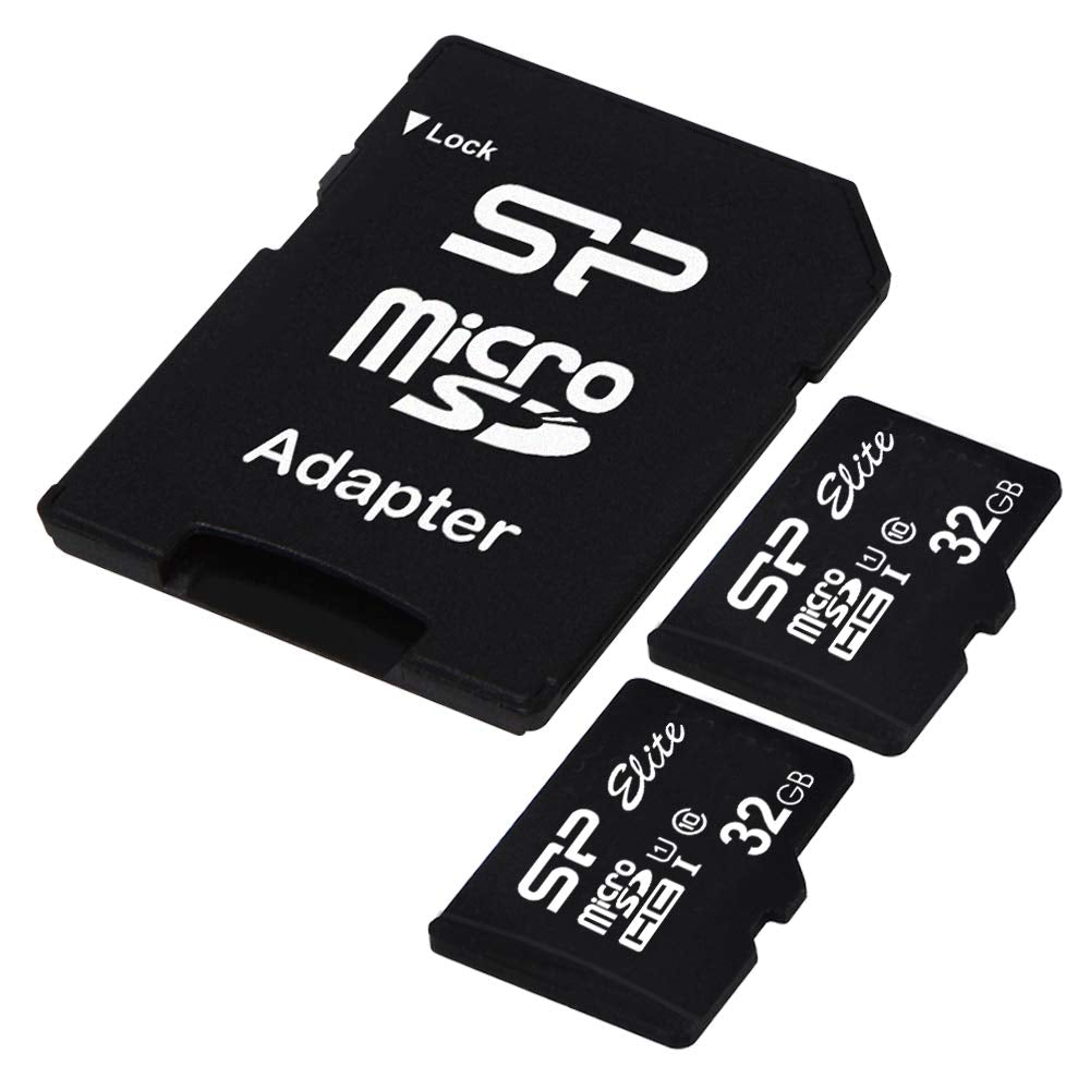 Silicon Power Elite 32GB MicroSD Card with Adapter