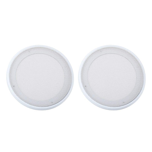 Mugast Speaker Grilles,2 Pcs 6.5 Inch Universal White Stereo Car Audio Speaker Cover Mesh,Anti-Collision,Anti-dust,for Home Speakers,Ceilings,Car
