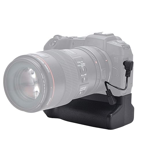 FocusFoto Pro Vertical Multi Power Battery Pack Grip Holder for Canon EOS RP, R8 Camera Replacement for EG-E1 with Signal Transferring Cable, uses one