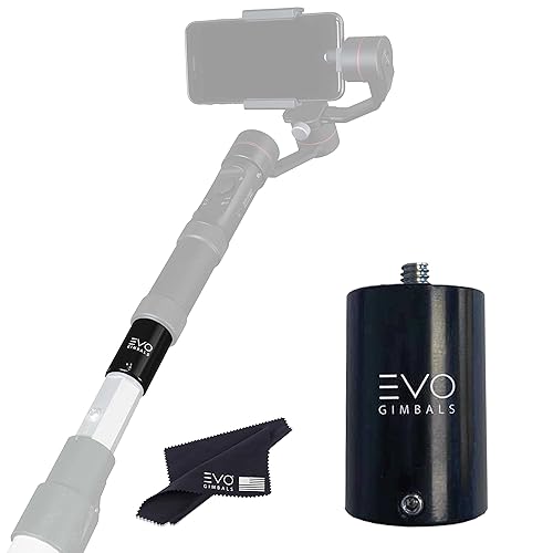 EVO Gimbals PA-100 Painter's Pole to 1/4-20 Tripod Thread Adapter - Camera Paint Pole & Broom Pole Adapter for DSLR, Mirrorless, GoPro 11/10/9/MAX