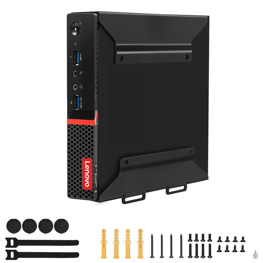 Mini PC VESA Mount Compatible with Lenovo Thinkcentre Tiny M90q Gen2, M80q Gen3, M90q Gen3, M90q Gen2, M70q Gen2, M60e, M75q Gen2, Under Desk and Wall