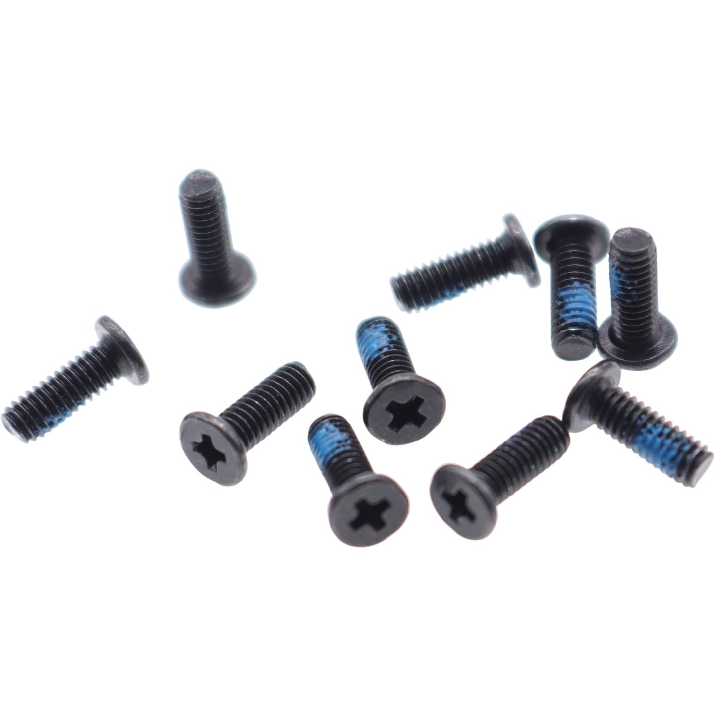 YesNOPart 10X M2.5 x 7.0mm Phillips Flat-Head Screws kit w/Nickel Replacement for Dell HP ASUS Lenovo Acer Laptop, Bottom Cases, LCD Bezel