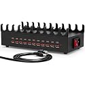 300W USB Charging Station for Multiple Devices - 22 Ports Desktop Multi Fast Charger Station with Device Organizer Stand & Multi Protection, US? Power