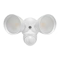 Maxxima Outdoor LED Security Light, White, Photocell, 2000 Lumens, 5CCT