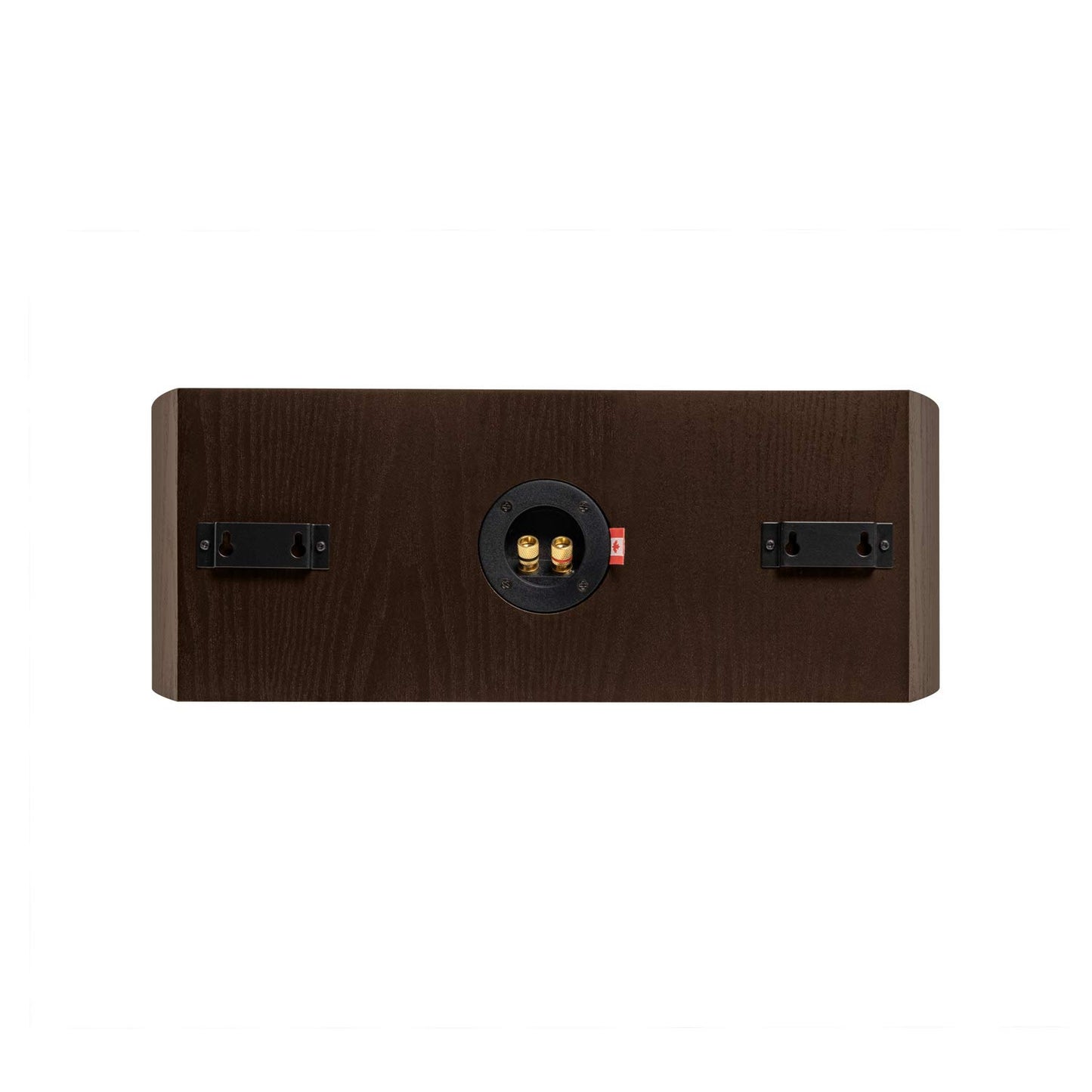 Fluance Reference High Performance 2-Way Center Channel Speaker for Enhanced Dialogue and Vocals in Home Theater Surround Sound Systems - Walnut