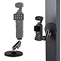 Leenconghui Magnetic Camera Mount with Magic Arm Compatible with DJI Osmo Pocket 3,Insta360 One X4 X3 X2 Go3, Heavy-Duty Magnet Base Stand