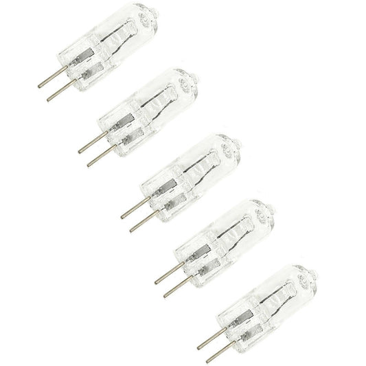 WOLTHID G4 AC120V 35W Bi-Pin Light Bulbs 220V 50W G4 Halogen Bulbs Warm White Halogen Lamp for Under-Cabinet Lights Ceiling Lights 5PCS 120V-35W