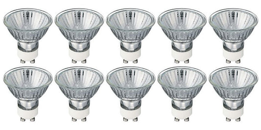 KOR MR16 GU10 Halogen Flood Light Bulbs, 35W 120V, 10 Pack
