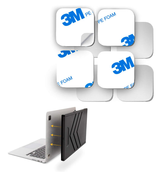 SideTrak Slide Metal Plates for Laptop - Add On/Replacement Plates Only - Compatible with SideTrak Portable Monitor - 2 Sets of Metal Plates (8 Plates