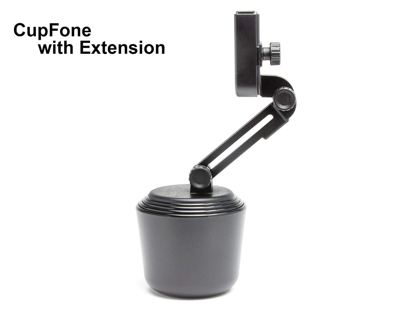 WeatherTech CupFone with Extension - Adjustable, Universal Cup Holder Cell Phone Mount Car & Truck Accessory - Best Design for iPhone & Smartphone