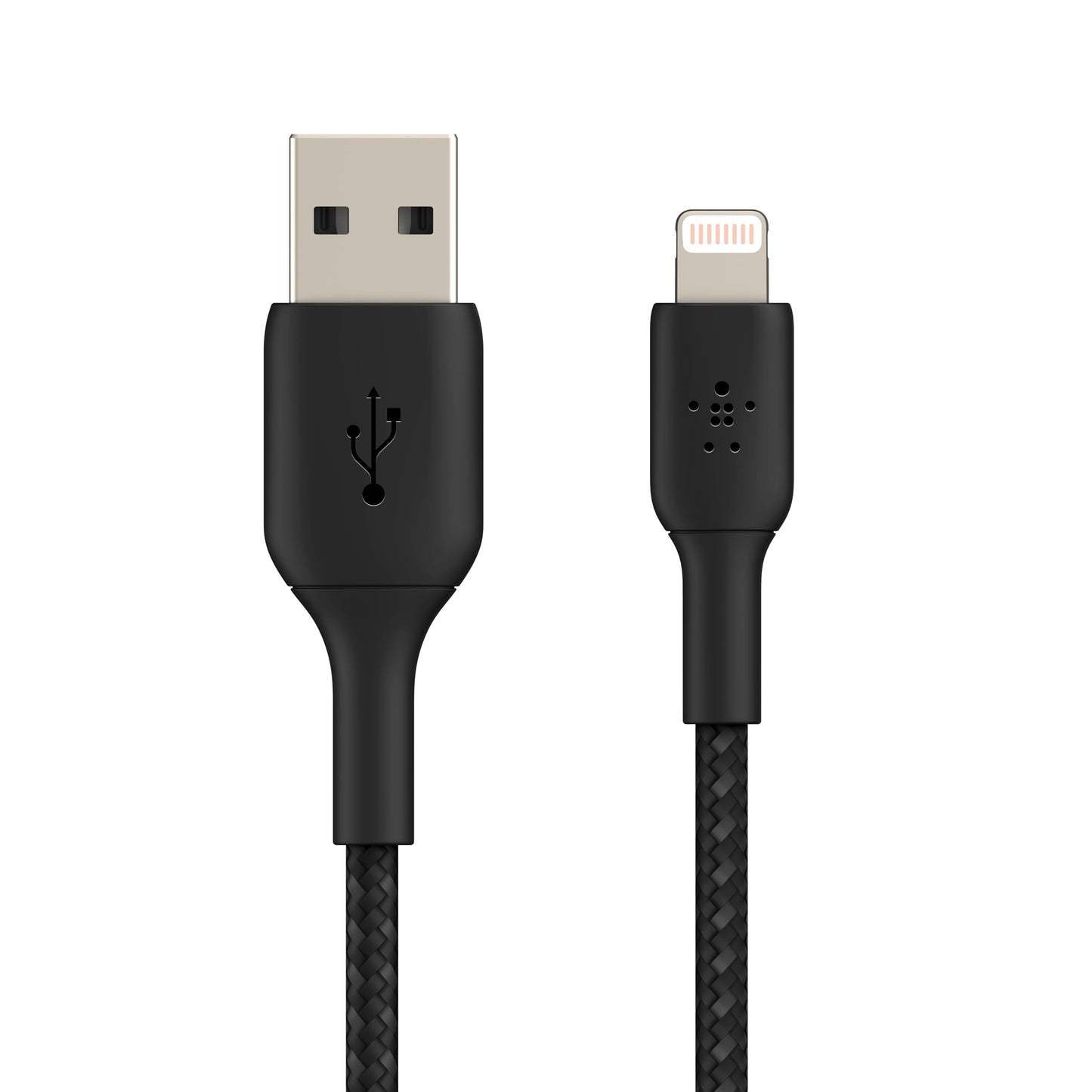 Belkin Braided Lightning Cable (Boost Charge Lightning to USB Cable for iPhone, iPad, AirPods)