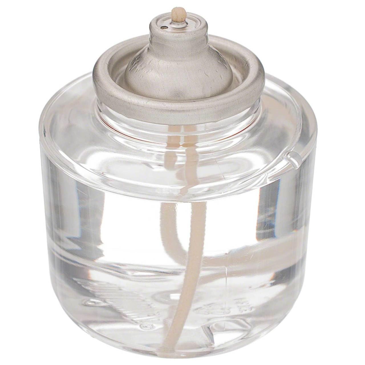 D'light Online HD26 Disposable 26 Hours Liquid Candles, Clear Plastic Disposable Fuel Cells for Wedding Table Top Lights, Restaurant Tables