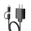 USB C & Micro USB Handheld Mini Portable Fans Charger Compatible for Version Fan,HomeLifairy, WiHoo, FrSara, SkyGenius, Bladeless Mini Desk Fan