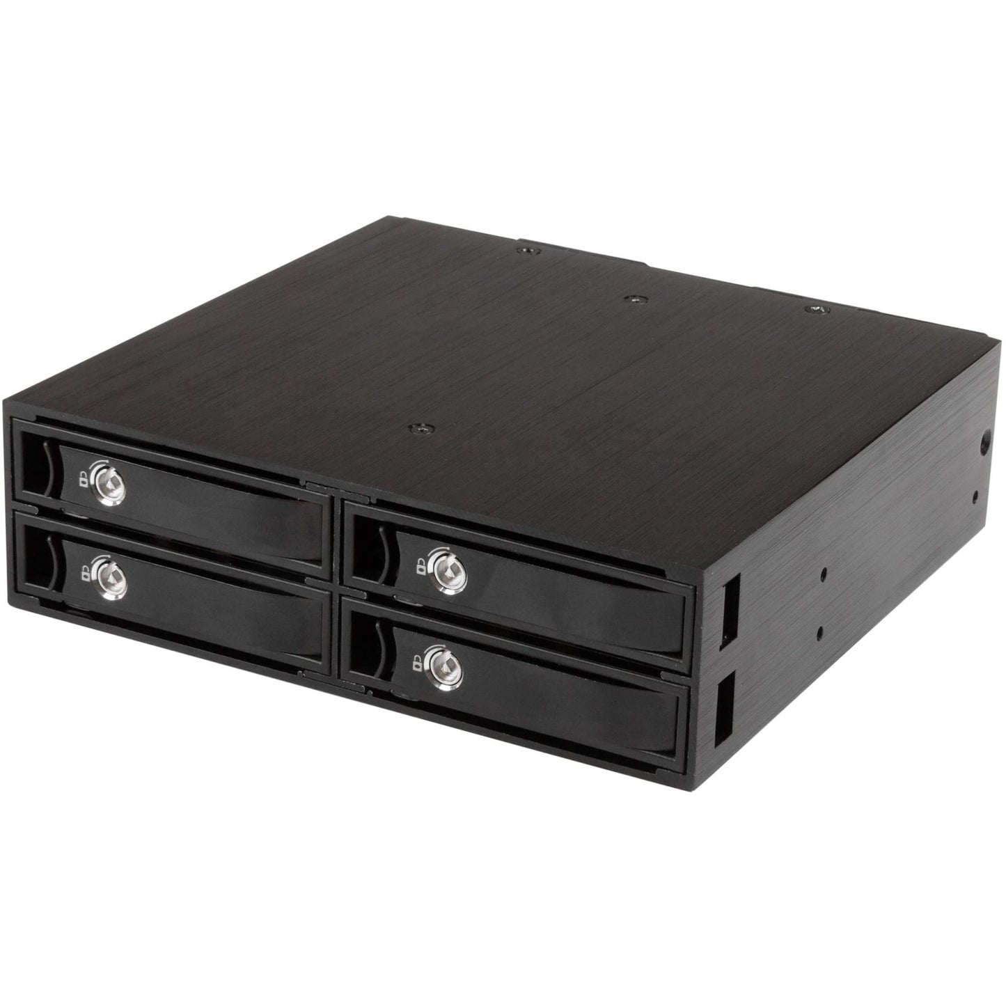 StarTech.com 4-Bay Mobile Rack Backplane for 2.5in SATA/SAS Drives - Hot Swap SSDs/HDDs from 5-15mm - Supports SAS II & SATA III (6 Gbps) , TAA