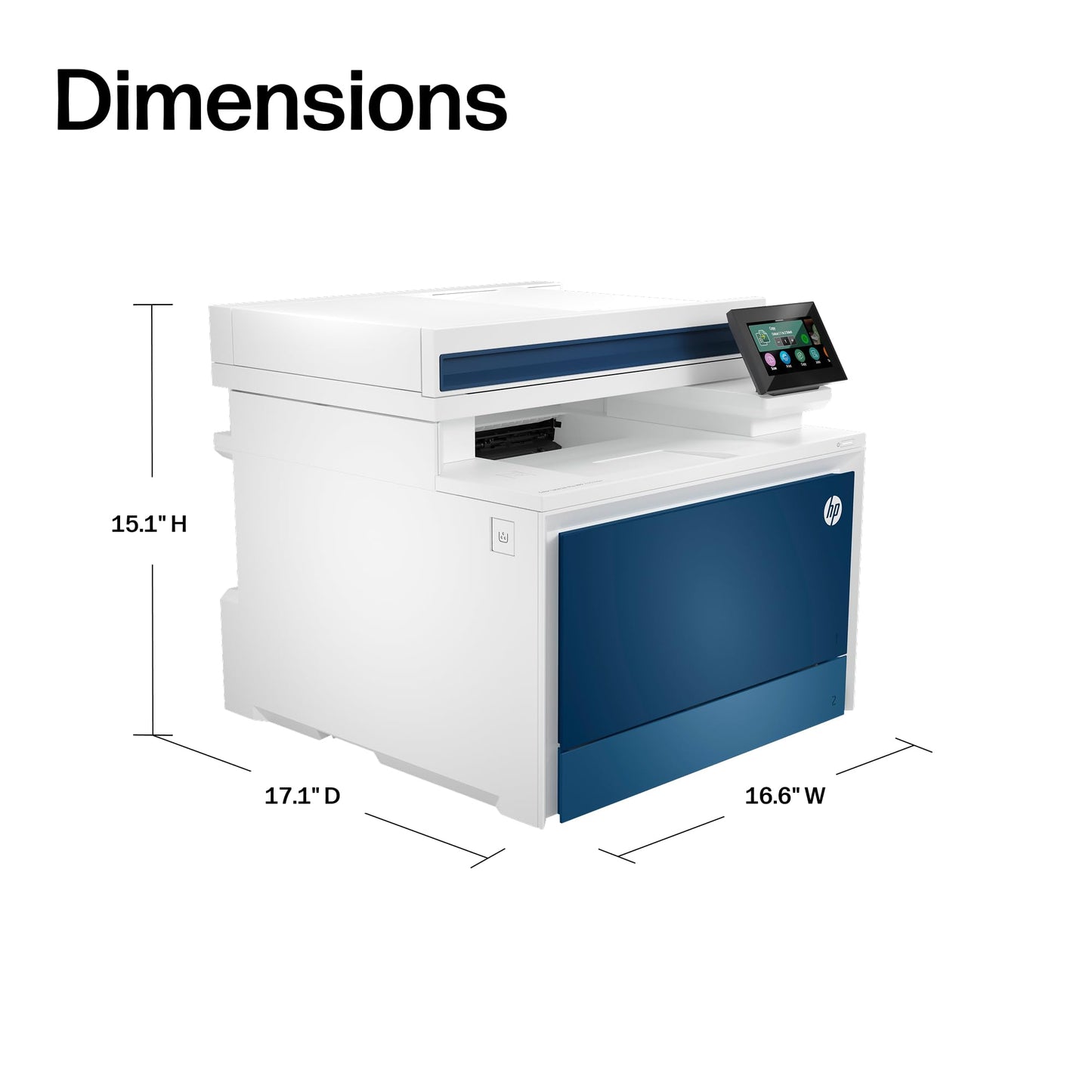 HP Color LaserJet Pro MFP 4301fdw Wireless All-in-One Color Laser Printer, Scanner, Copier, Fax, Best-for-Office