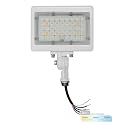 NUWATT 30W LED Flood Light, 3CCT 3000K/4000K/5000K Selectable, IP65 Waterproof Lighting, Adjustable Knuckle Mount, 4200LM, 0-10V Dimmable, 120-277V