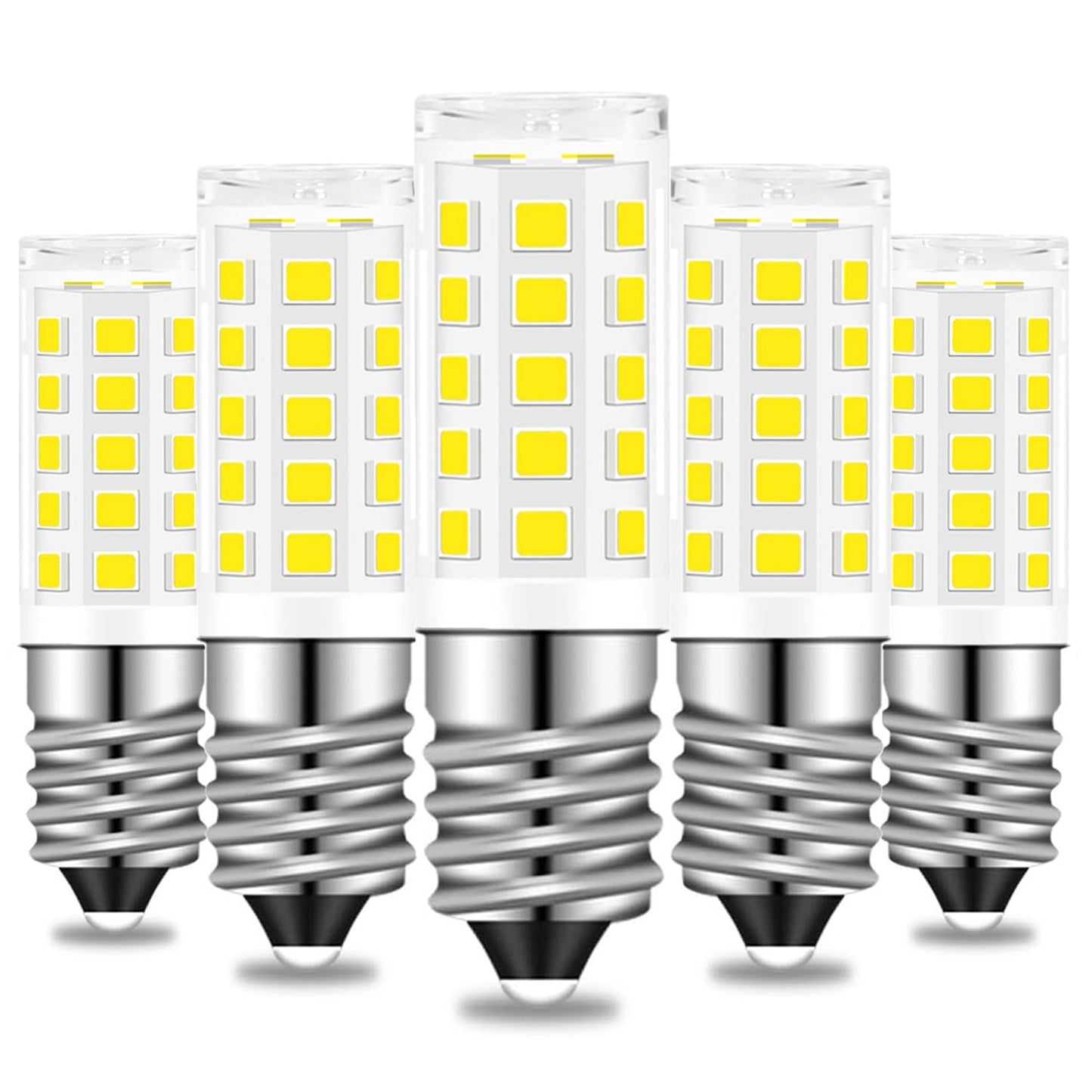 Aaeaqre E14 led Bulb E14 European Base Turkish Lamp Replace Dimmable 4W Equivalent 40W Incandescent Bulb, AC 110V-130V (5pack Daylight White)