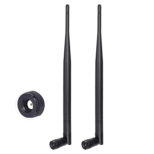 Bingfu 4G LTE RP-SMA Antenna 5dBi (2-Pack) for Trail Camera - for Cellular Game Camera, Wildlife Hunting & Outdoor Mobile Security Cam