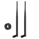 Bingfu 4G LTE RP-SMA Antenna 5dBi (2-Pack) for Trail Camera - for Cellular Game Camera, Wildlife Hunting & Outdoor Mobile Security Cam