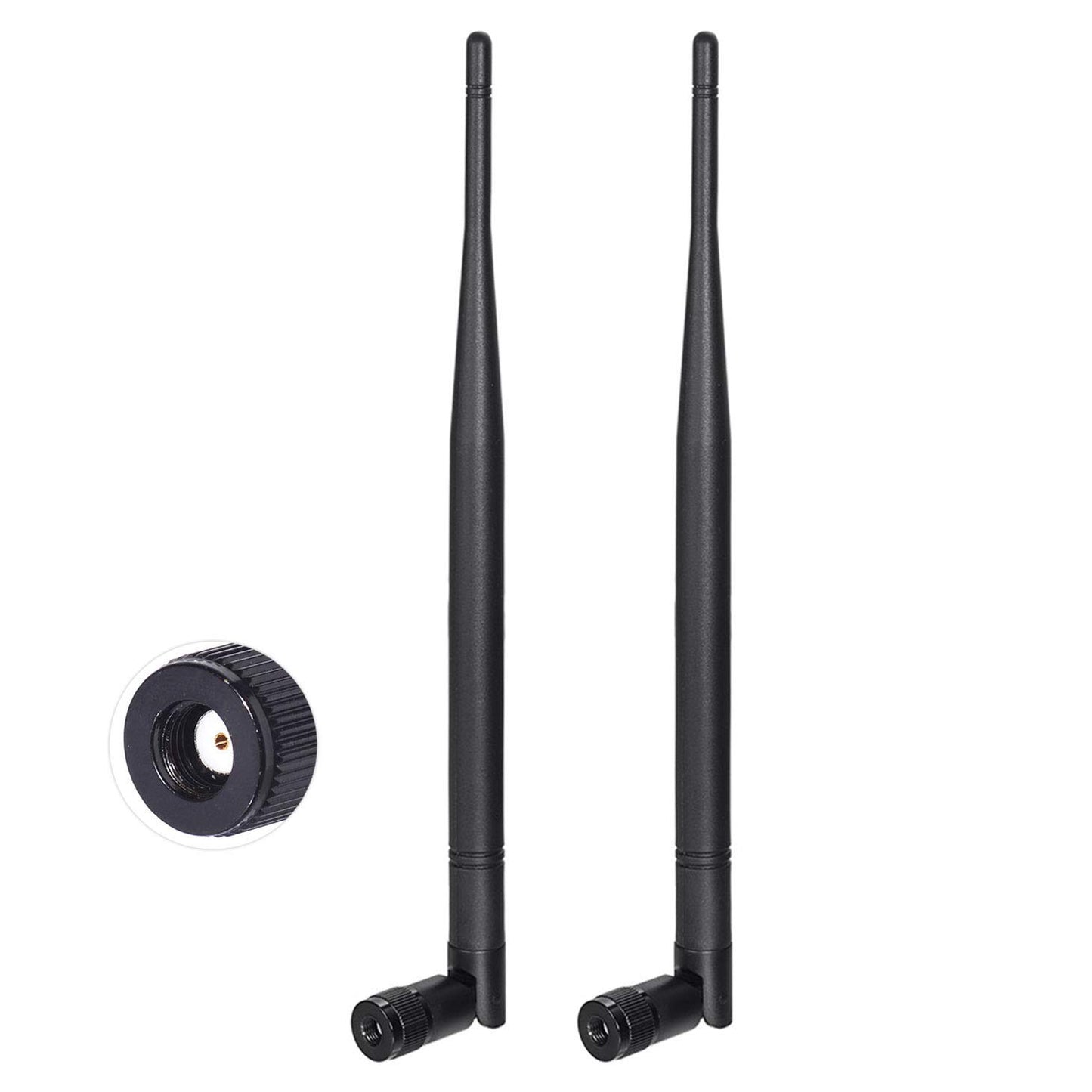 Bingfu 4G LTE RP-SMA Antenna 5dBi (2-Pack) for Trail Camera - for Cellular Game Camera, Wildlife Hunting & Outdoor Mobile Security Cam