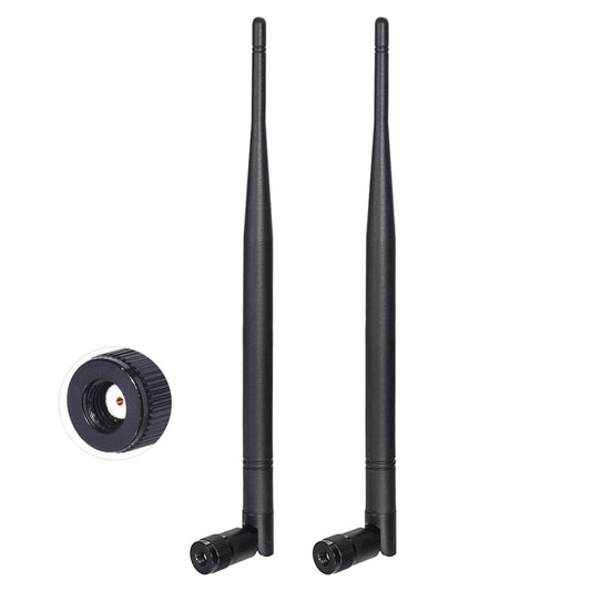 Bingfu 4G LTE RP-SMA Antenna 5dBi (2-Pack) for Trail Camera - for Cellular Game Camera, Wildlife Hunting & Outdoor Mobile Security Cam