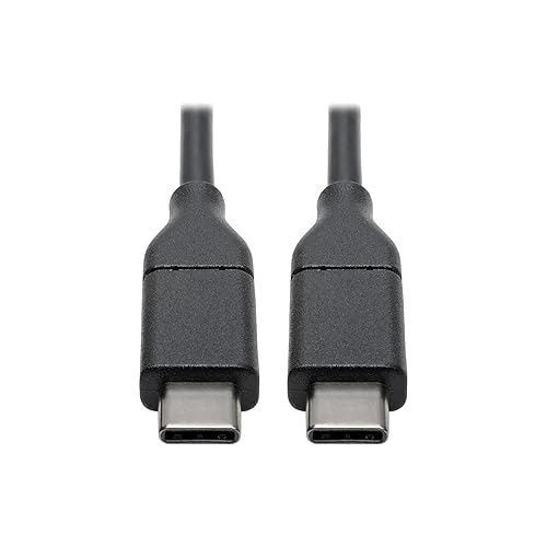 Tripp Lite USB 2.0 USB C Hi-Speed Cable w/ 5A Rating 20V M/M USB Type C USB-C Charging 6ft 6' (U040-006-C-5A)