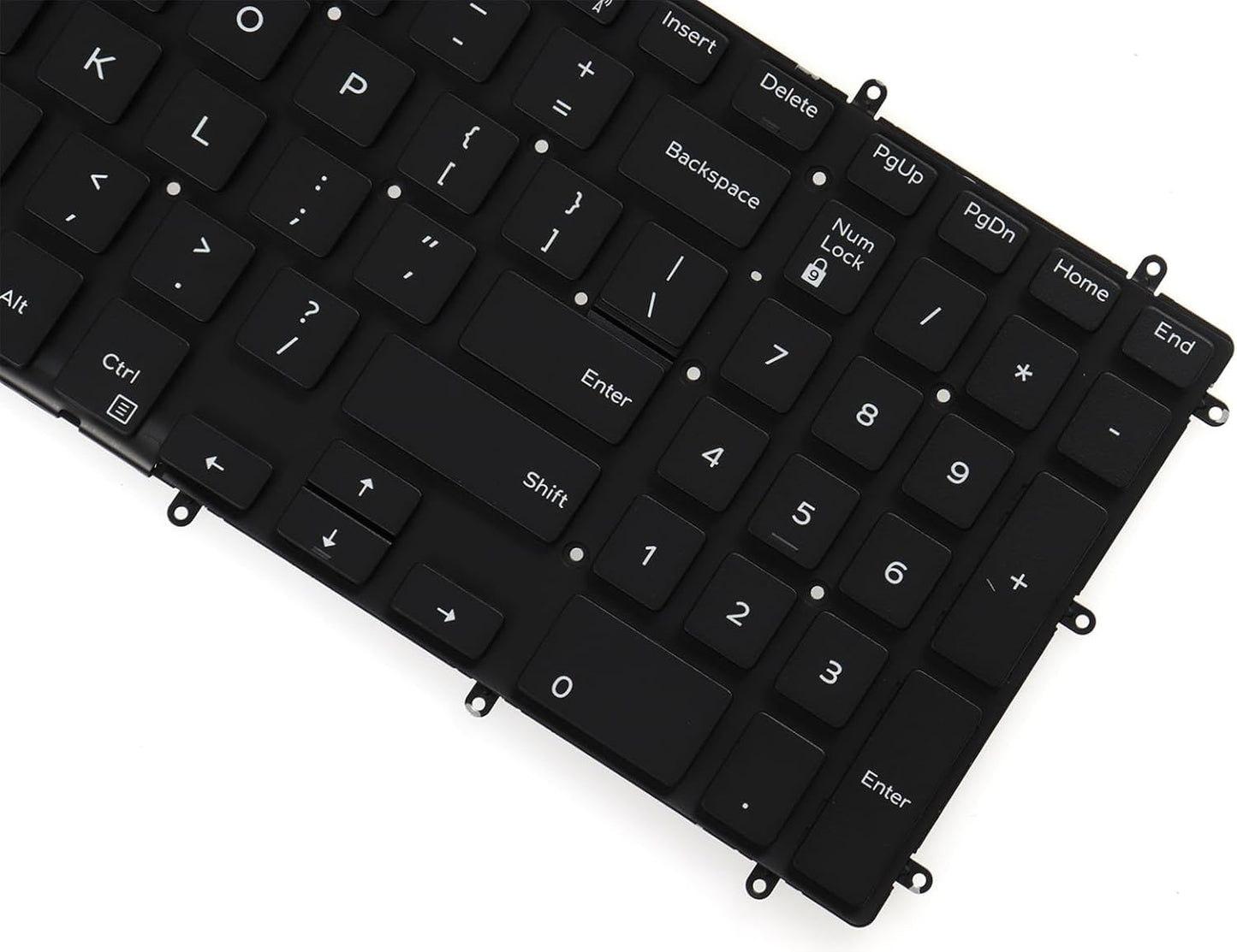 Laptop Keyboard with White Backlit Replacement for Dell G3 3500 3579 3590 3779 G5 5500 5587 5590 G7 7590 7588 7790 Series Gaming Notebook(White Print)