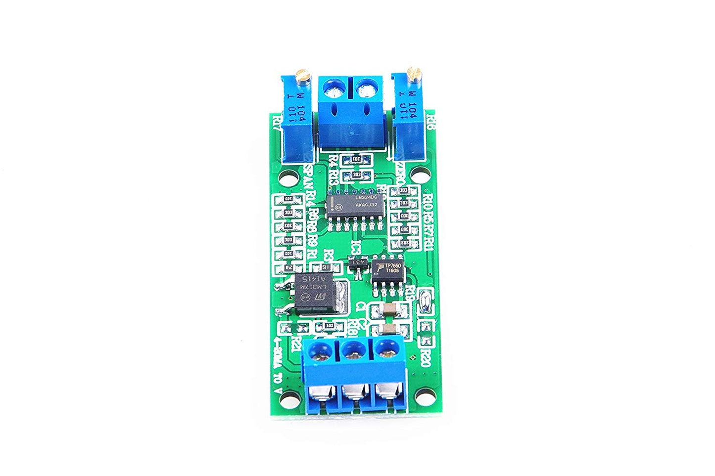KNACRO 4-20mA to 0-10V Current to Voltage Transmitter Signal Module Linear Conversion