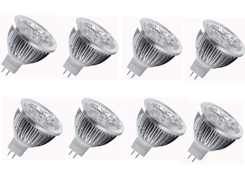 JKLcom 4W LED MR16 Bulbs 12V 4W LED Spotlight Bulb for Landscape Track Light, MR16 GU5.3 Base,12 Volt,4W(35W Equivalent Halogen Replacement),Warm