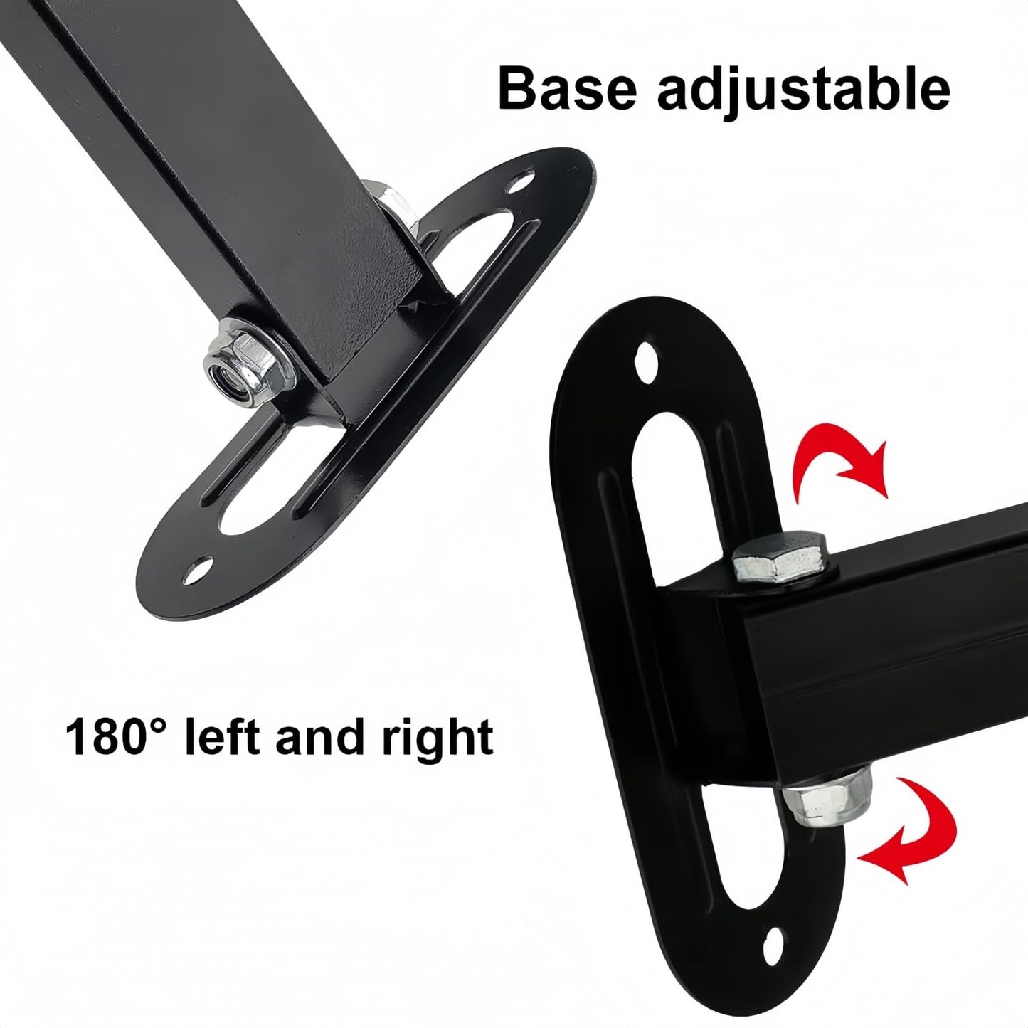 Long Arm Security Camera Bracket | 180° Rotatable Corner Mount | Universal Camera Holder | Metal Wall Mounting Bracket for CCTV Surveillance Cameras |