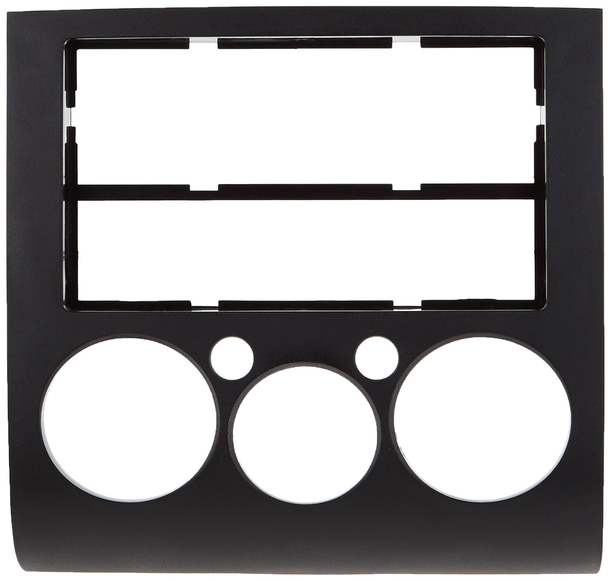 Metra Electronics 99-7012 Single or Double DIN Installation Kit for 2004-2007 Mitsubishi Galant with Automatic Climate Control, Black