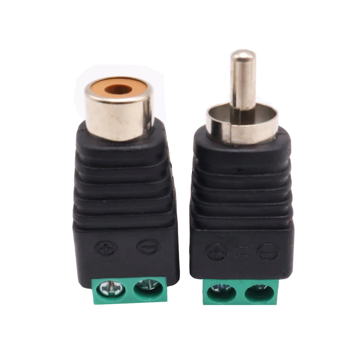 FBHDZVV 3-Pack RCA Audio/Video Connector Adapter, Male-to-Female, 3-Pin XLR, Indoor/Outdoor, 12V, 1000KHz, 12 Pin, Compatible with Speaker, CCTV, Home