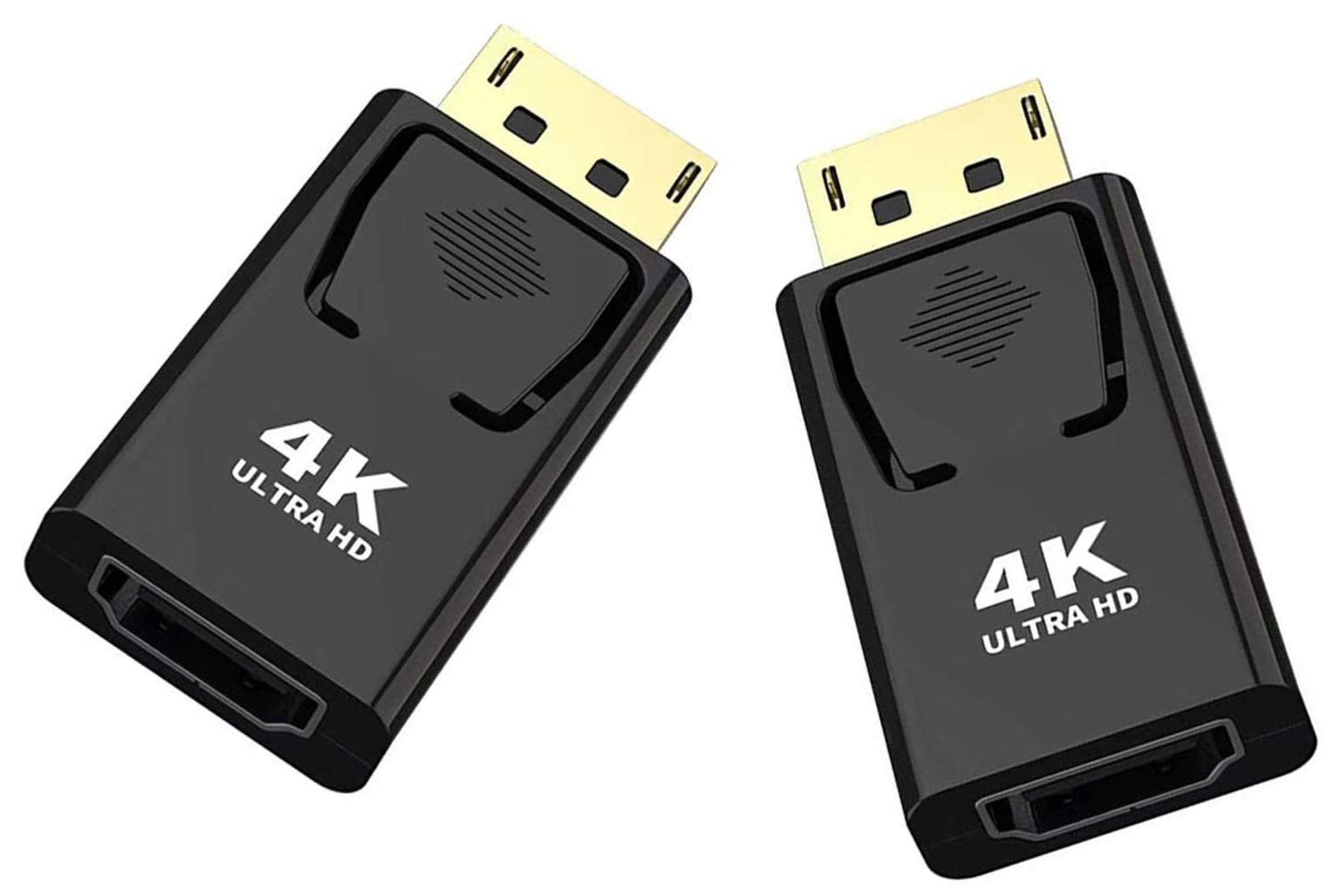 BERLAT Displayport to HDMI Converter，DP to HDMI Adapter [2-Pack],3840x2160p Male to Female Converter Compatible